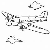 Airplane Kolorowanki Propeller Samoloty Airplanes Flugzeug Aerei Aereo Kolorowania Printables Fighter Prop Obrazki sketch template