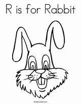 Coloring Rabbit Pages Worksheets Twistynoodle sketch template