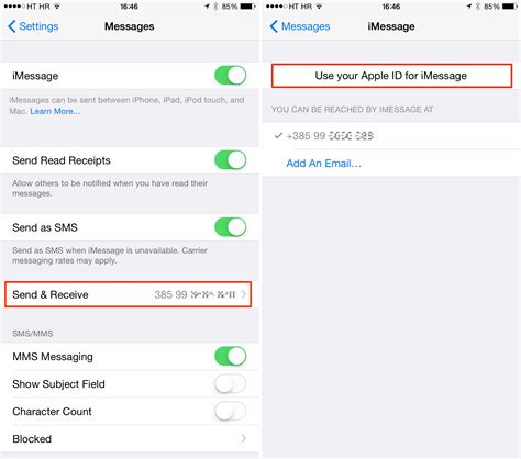 activate ios  text message forwarding  iphone cellular