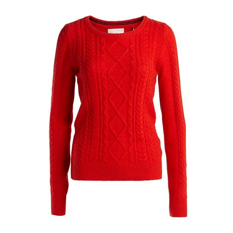 red sweater womens  sweater