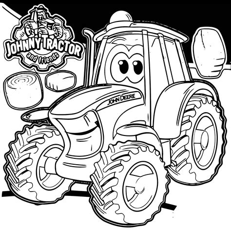 john johnny deere tractor coloring page wecoloringpage