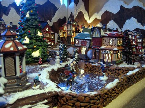 christmas village alcove display hot wire foam factory