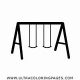 Colorir Schaukel Balanço Hammock Livingroom Chairs sketch template