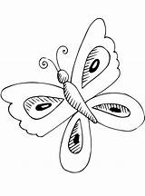 Coloring Butterflies Fun Kids sketch template