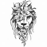 Lioness Line R20 Stitchperfectsa sketch template