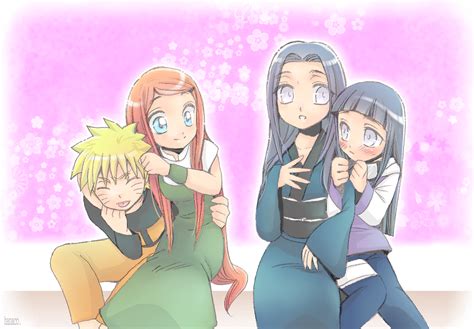 Uzumaki Naruto Hyuuga Hinata And Uzumaki Kushina Naruto And 2 More