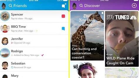 snapchat remakes itself splitting the social from the media the new
