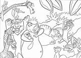 Madagascar Coloring Party Time Pages Online Hellokids Print Color sketch template