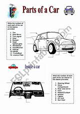 Car Parts Worksheet Pages Esl Vocabulary Worksheets sketch template
