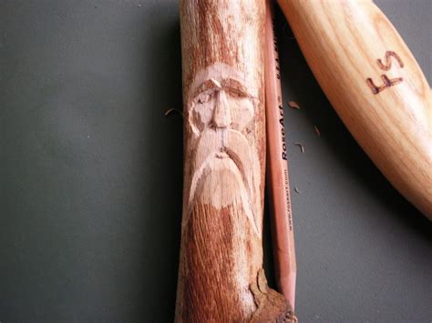 wood spirit carving tutorial  pic heavy wood spirit wood
