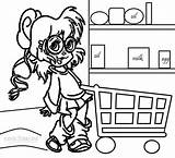 Chipettes Jeanette Cool2bkids Eleanor Chipmunks sketch template