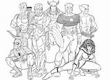 Marvel Pages Coloring Superhero Getcolorings Colouring sketch template