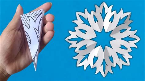 How To Make Paper Snowflakes Paper Snowflakes Part 34 Youtube