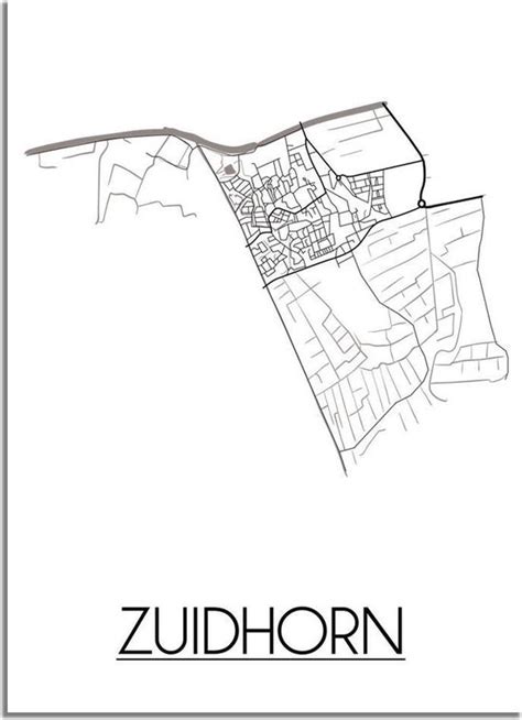 designclaud zuidhorn plattegrond poster  poster xcm bolcom