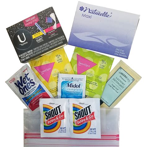 wholesale deluxe feminine hygiene kit  piece dollardays