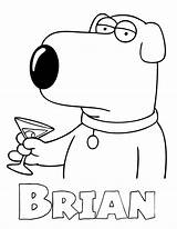 Guy Coloring Family Pages Drawings Printable Brian Griffin Colouring Stewie Drawing Print Cartoon Peter Easy Sheets Kids Lois Clipart Color sketch template