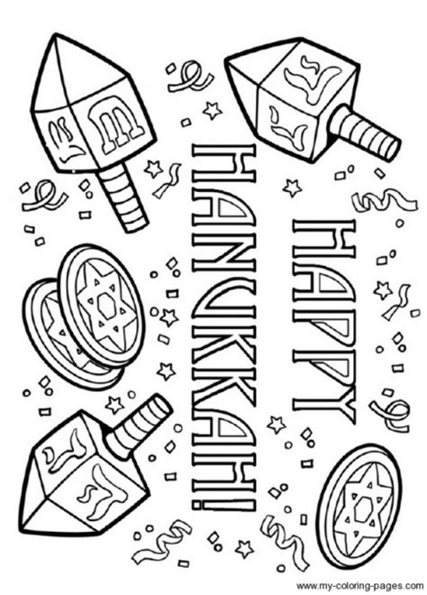 hanukkah coloring pages  printables printable word searches