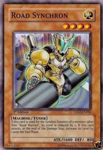 Yugioh Card 5ds2 En006 1st Edition Road Synchron Super Rare