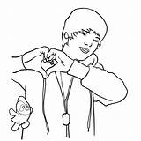 Coloring Justin Bieber Pages Sheets Print Printable Cliparts Clipart Heart Broken Color Template Celebrities Colouring Book Library Drawing Cartoon Clip sketch template