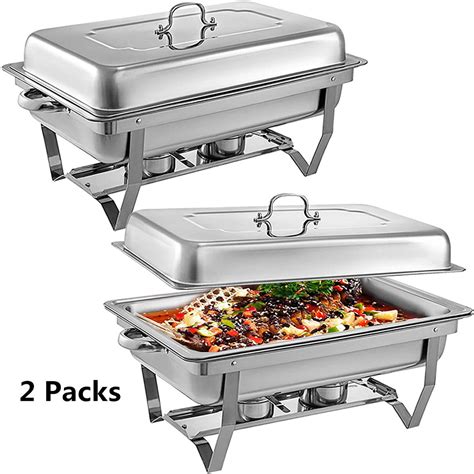 pcs stainless steel chafing dish buffet stoves food warmer chafing dish tray buffet warmer