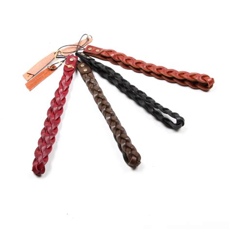 wear  roberu braided leather wrist strap