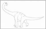 Coloring Dinosaurs Pages Tracing Animals Animal Apatosaurus Mathworksheets4kids sketch template