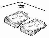 Cards Coloring Deck Drawing Bridge Players Book Game Decks Two There Getdrawings Lajollabridge sketch template
