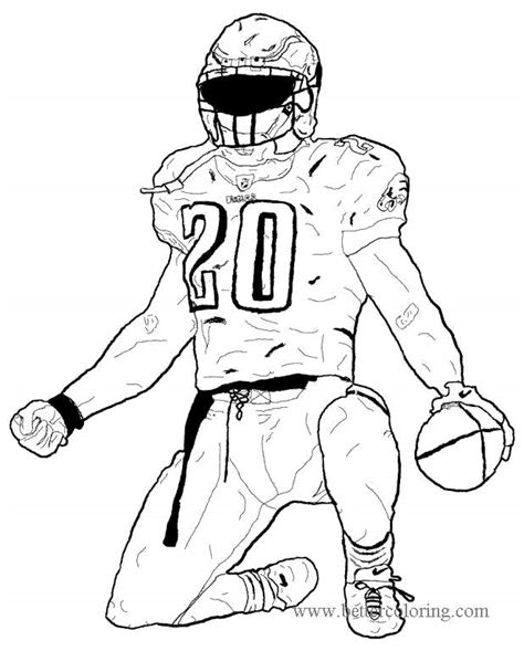 nfl players coloring pages  printable coloring pages
