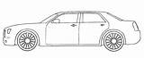 Chrysler Coloring 300c Drawing Pages Choose Board sketch template