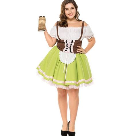 Oktoberfest Women Halloween Party Beer Festival French Maid Costumes