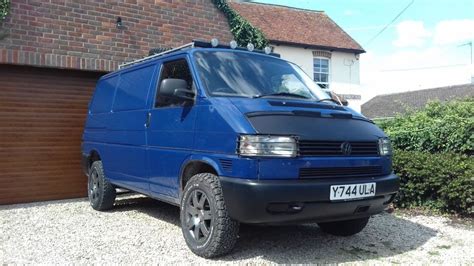 vw transporter  syncro  camper conversion tdi raised offroad tyres