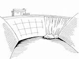 Dams Hydropower sketch template