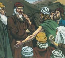 Image result for moses and the people in the desert