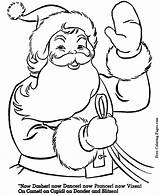 Coloring Pages Christmas Santa Sleigh Sheets sketch template