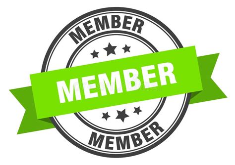 member label stock vector illustration  badge band