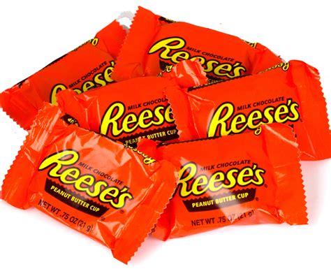 reeses peanut butter cups chocolate candy snack size  oz
