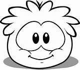 Coloring Pages Penguin Club Puffle Puffles Printable Kids sketch template