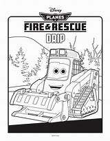 Planes Rescue Fire Pages Coloring Color Colouring Print sketch template