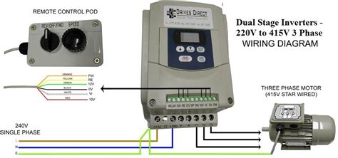 dual stage inverter     phase wiring diagram  stop engineering