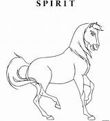 Coloriage Stallion Cimarron Imprimé sketch template