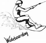 Wakeboarding Clip Wakeboarder Illustrations Vector Illustration Similar Stock sketch template
