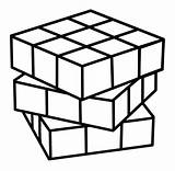 Rubiks Rubik Sweetclipart sketch template
