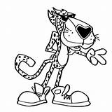 Chester Cheetah Pages Draw Coloring Template Thumb Step sketch template