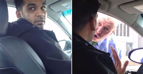 police officer screams at uber driver in abusive rant caught on camera