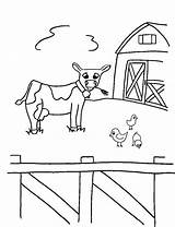 Farm Coloring Pages Animal Kids Printable Animals Bestcoloringpagesforkids Sheets Barn Print Cute Books sketch template