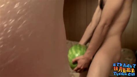 Straight Inked Guys Fuck Watermelons Until Cumming Gay Xhamster