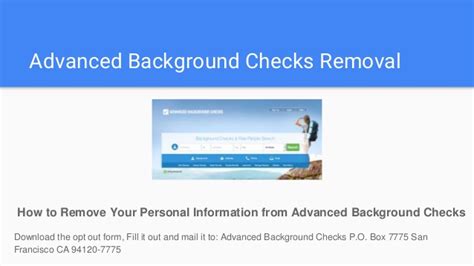removing arrest records from online criminal background checks