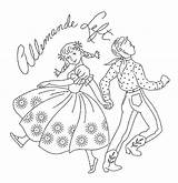 Dance Square Embroidery Patterns sketch template