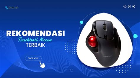 rekomendasi trackball mouse terbaik cocok  main game komlap