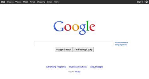 googles homepage  changed     years  craig